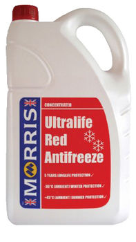 Coolant   Morris Ultralife Red Anti Freeze