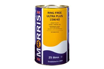 Diesel Engine Oil Morris Ring Free Ultra Plus CJ 4 15W40
