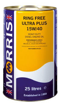 Diesel Engine Oil Morris Ring Free VS Plus CI 4 15W40